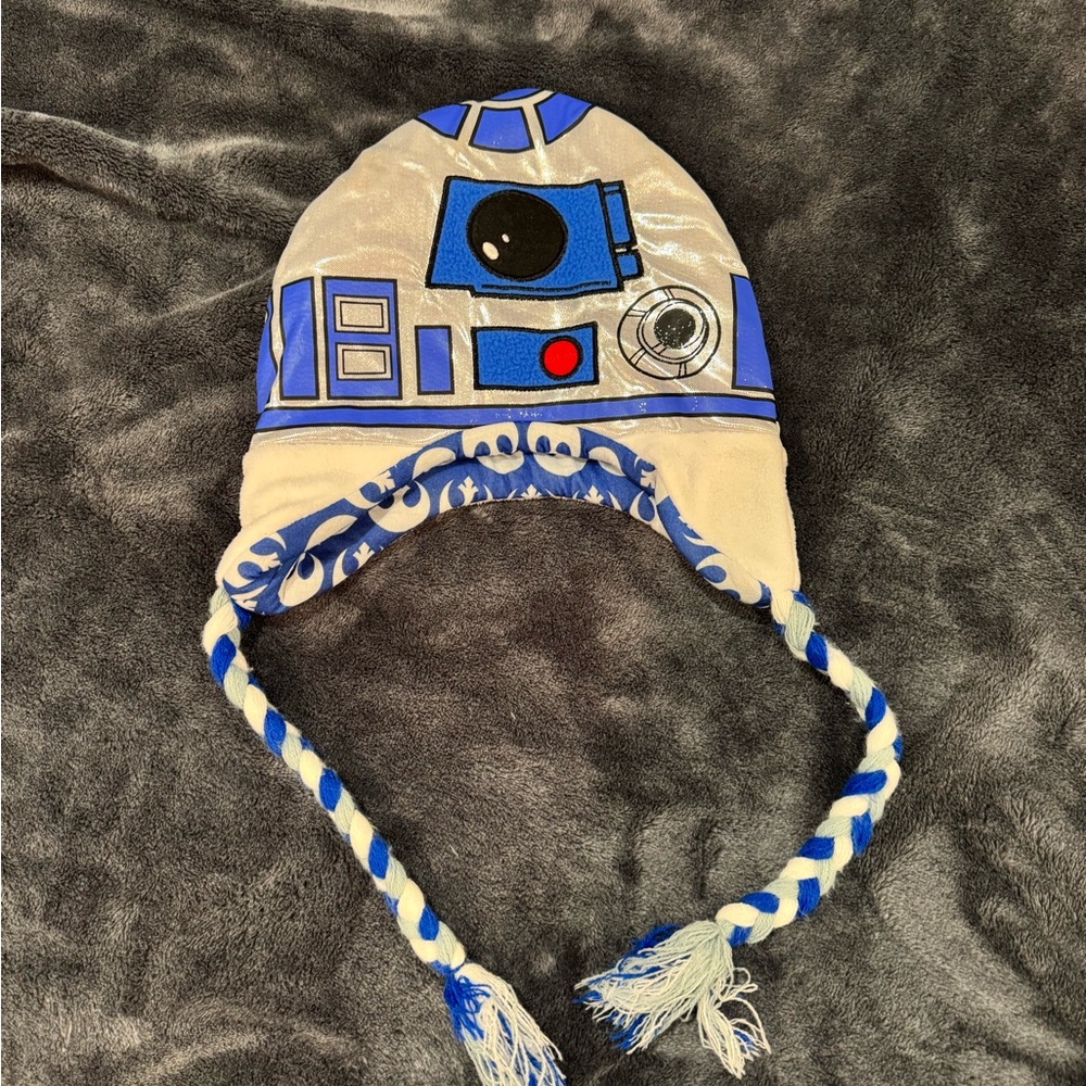 Blue and White R2-D2 Beanie Hat